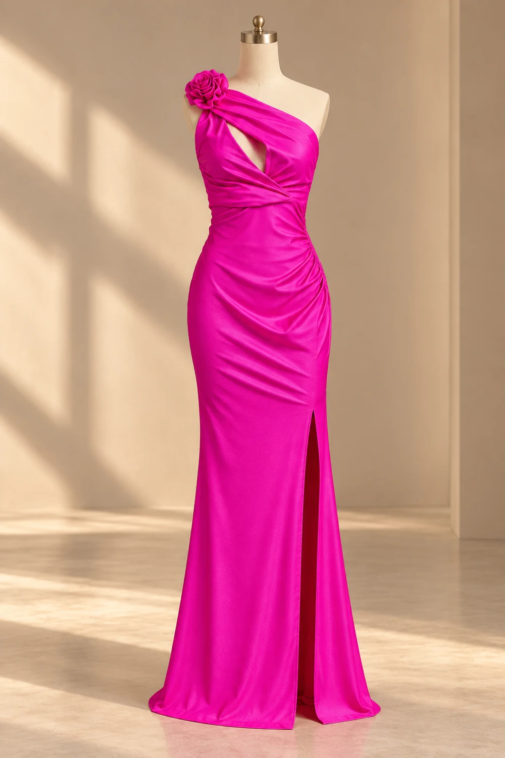 Vestido fucsia de la colección